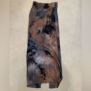 DISSH MILLEN BLUE TIE DYE MIDI SKIRT XS